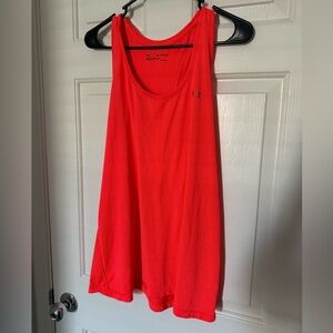 Under armour salmon heat gear tank top women’s plus size XXL
